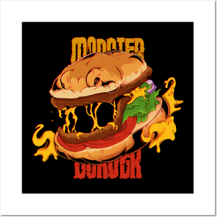 Monster Burger Posters and Art